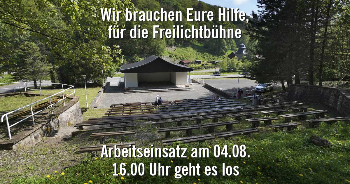 Hilfe für Freilichtbühne