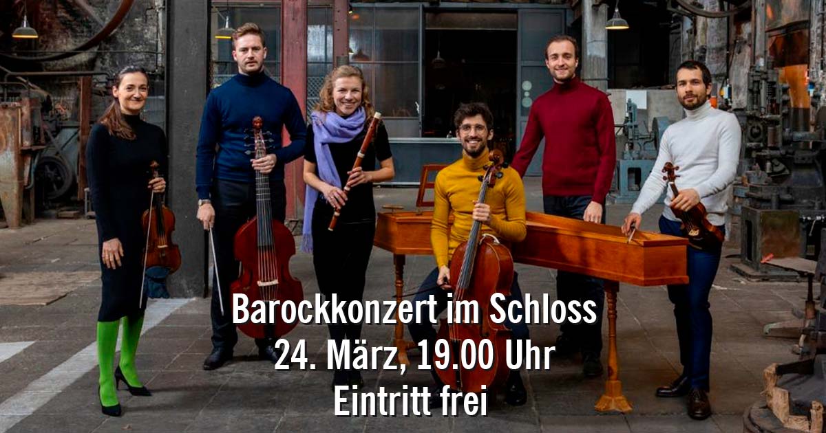 Konzert Barock Stolberger Schloss Roter Salon Verita ensemble