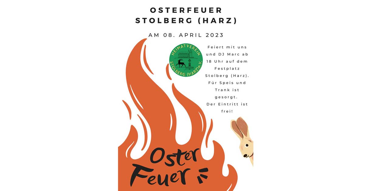 Osterfeuer Stolberg Harz