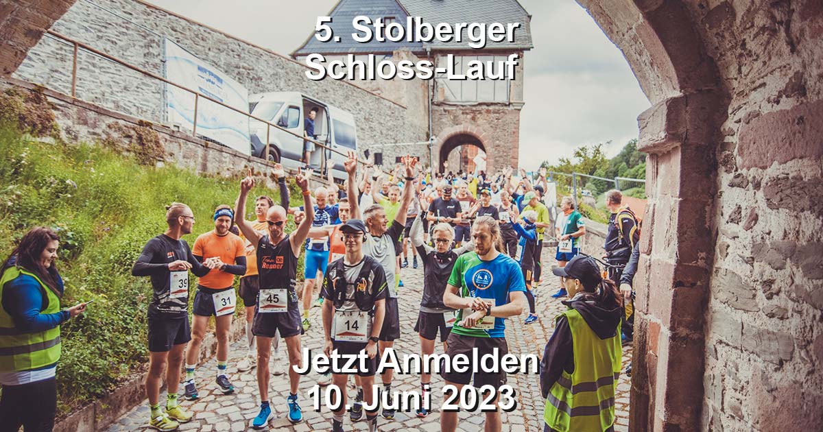 Stolberger Schloss Lauf Harz anmeldung