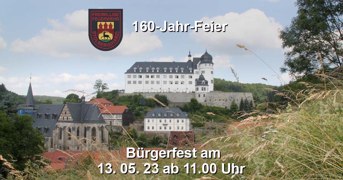 Freiweillige Feuerwehr Stolberg Harz Bürgerfest 