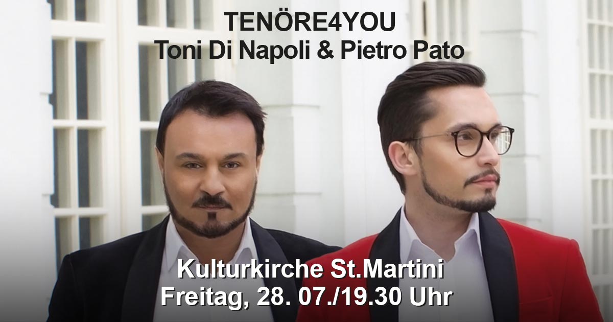 Tenöre4you in der St. Martini Kirche
