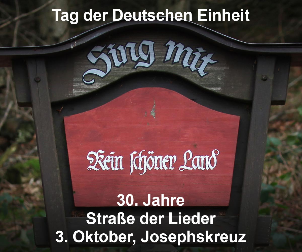 Josephskreuz 30 Jahre Straße der Lieder