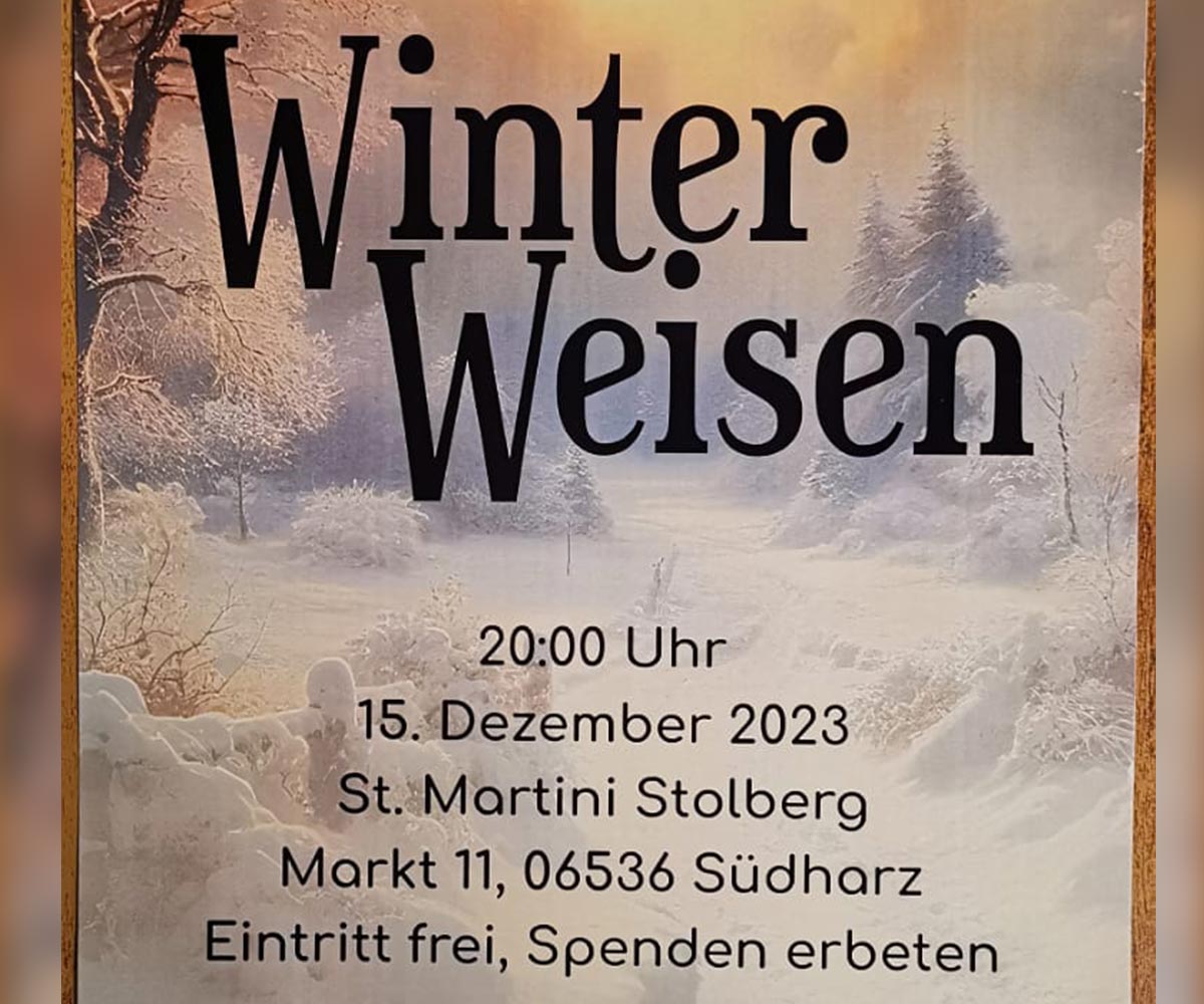 Stolberg Winter Weisen
