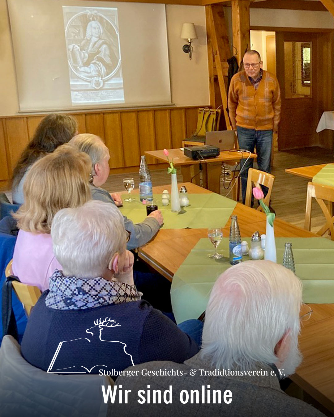 Stolberger Geschichte e.V. Verineinssitzung zum ersten Mal auch online und Vortrag über Herrn Penther von Axel Wellner