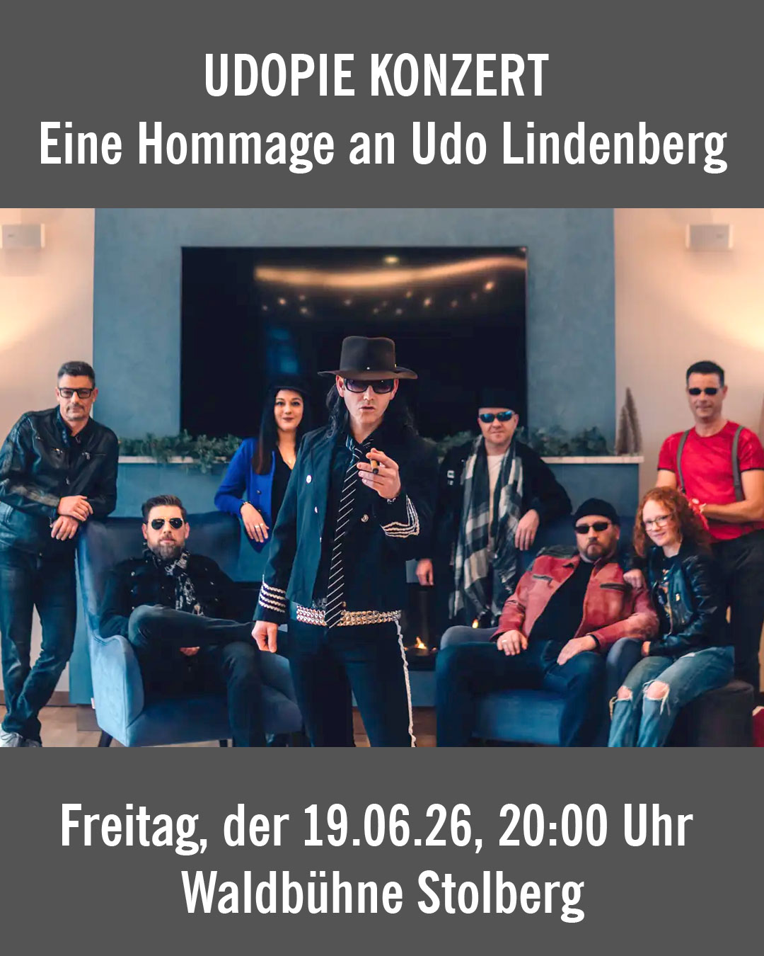 Udo Lindenbrg Coverband Konzert